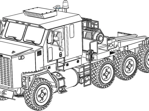 Oshkosh M1070 3D Model