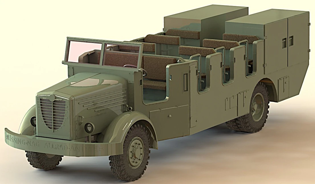 The Bssing-NAG 500A 3D Model .c4d .max .obj .3ds .fbx .stl .blend 