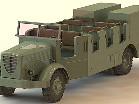 Bssing-NAG 500A 3D Model