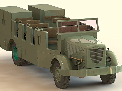 The Bssing-NAG 500A 3D Model