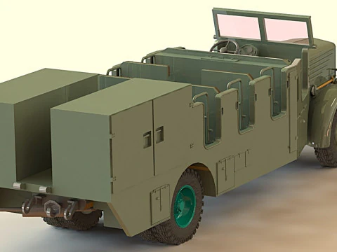 The Bssing-NAG 500A 3D Model