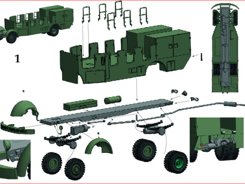 The Bssing-NAG 500A 3D Model
