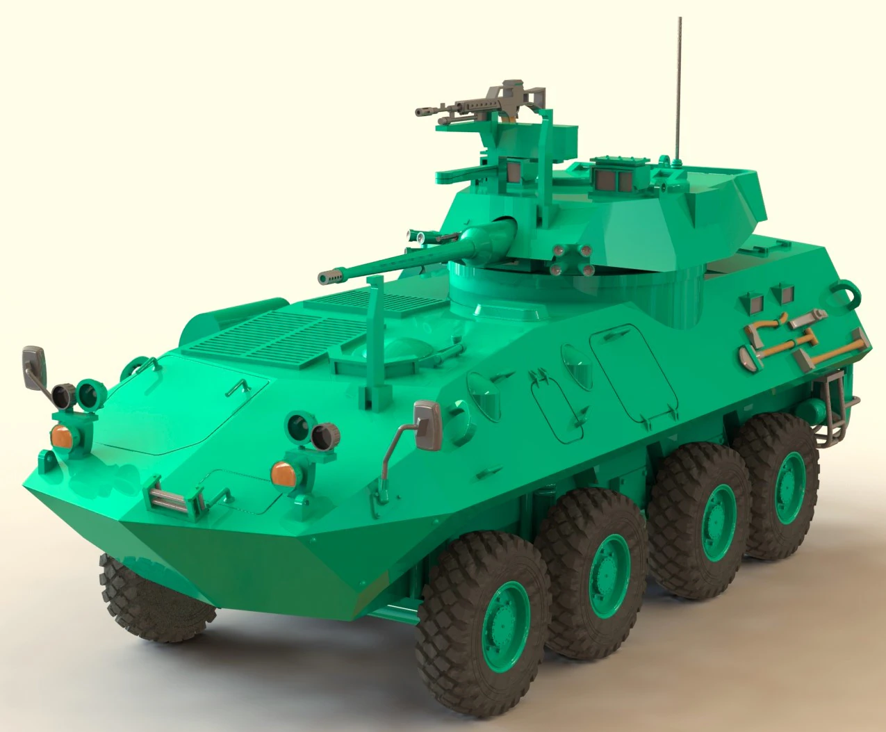 LAV 25 3D Model .c4d .max .obj .3ds .fbx .stl .blend