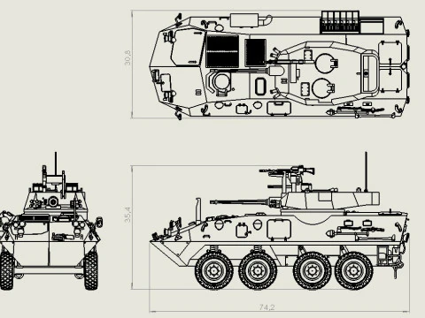 LAV 25 3D Model