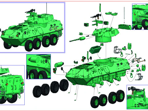 LAV 25 3D Model