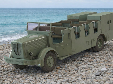 The Bssing-NAG 500A 3D Model