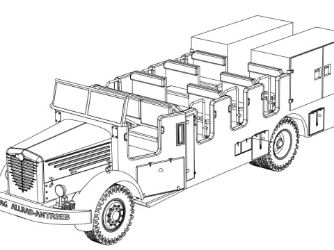 The Bssing-NAG 500A 3D Model