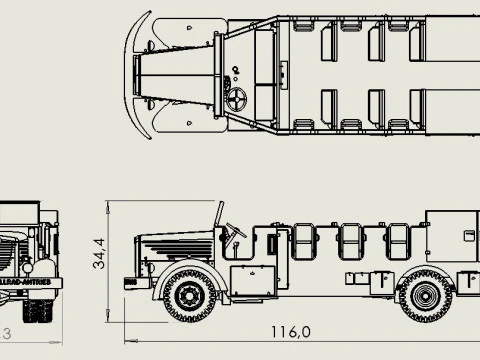 The Bssing-NAG 500A 3D Model