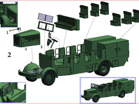 The Bssing-NAG 500A 3D Model