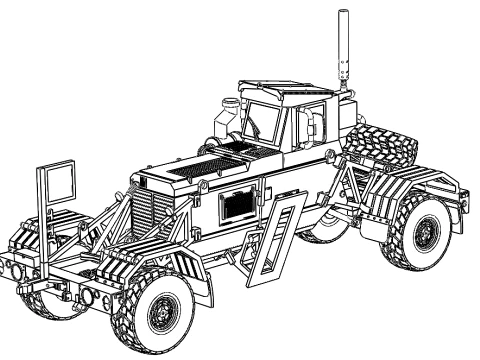 The Husky VMMD 3D Model