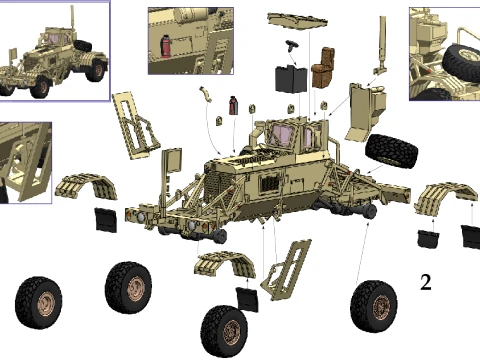 The Husky VMMD 3D Model
