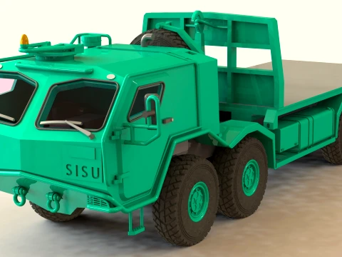 Sisu E13TP 8x8 3D Model