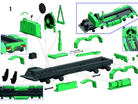 Sisu E13TP 8x8 3D Model