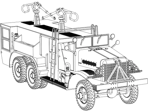 The Brockway F666 Class 155 3D Model