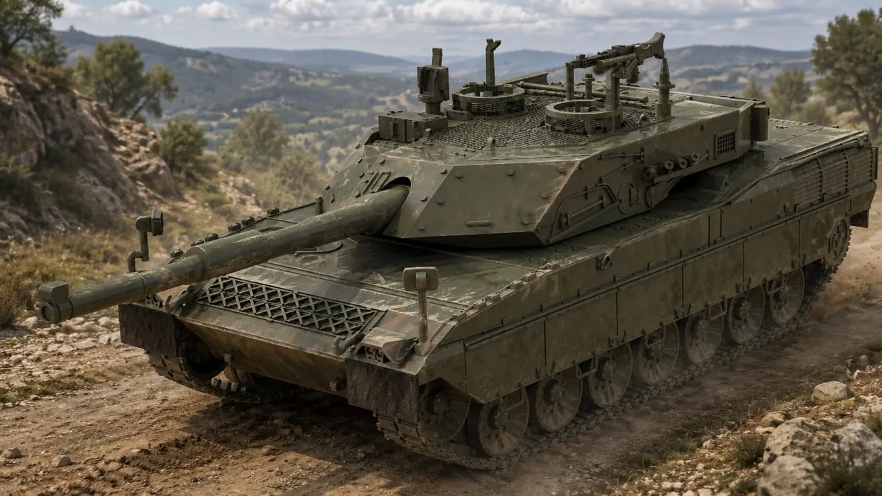 The C1 Ariete MBT 3D Model .c4d .max .obj .3ds .fbx .stl .blend 