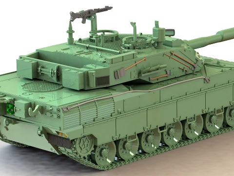 The C1 Ariete MBT 3D Model