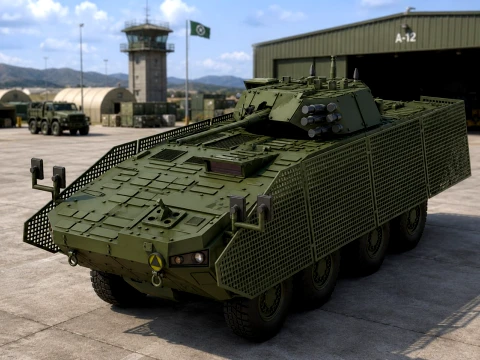 KTO Rosomak 3D Model