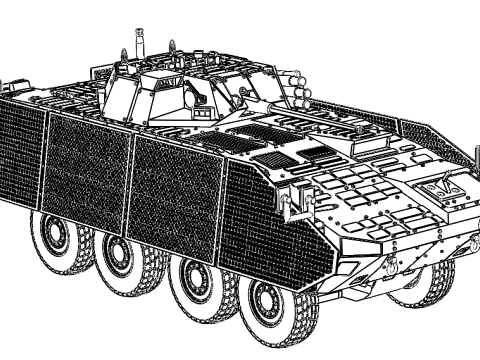 KTO Rosomak 3D Model