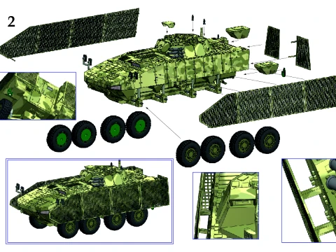 KTO Rosomak 3D Model