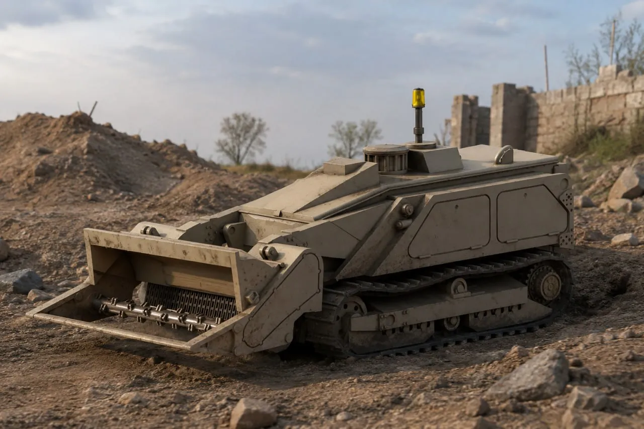 MULTI MISSION EOD ROBOTIC SYSTEM MV-4 3D Model .c4d .max .obj .3ds .fbx .stl .blend 