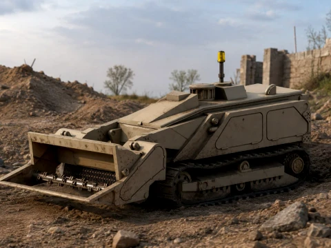 ÇOK GÖREVLİ EOD ROBOTİK SİSTEMİ MV-4 3D Model