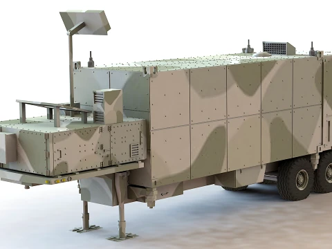 FIRLATMA-KONTROL-MERKEZİ BGM-1096 3D Model