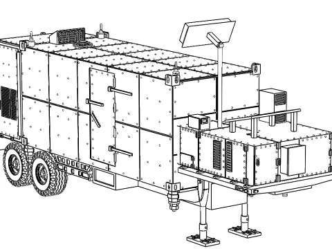 FIRLATMA-KONTROL-MERKEZİ BGM-1096 3D Model