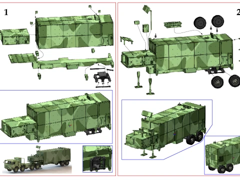FIRLATMA-KONTROL-MERKEZİ BGM-1096 3D Model