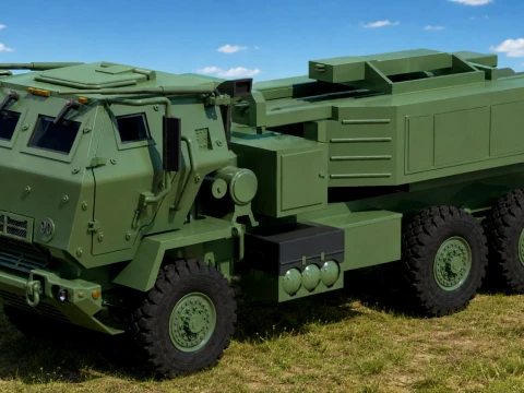 M412 HIMARS 3D Model