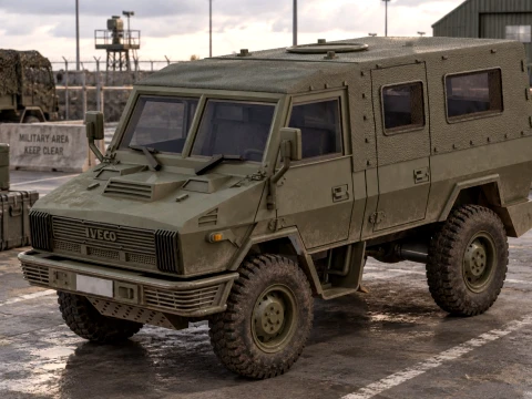 IVECO 4010 WM 3D Model