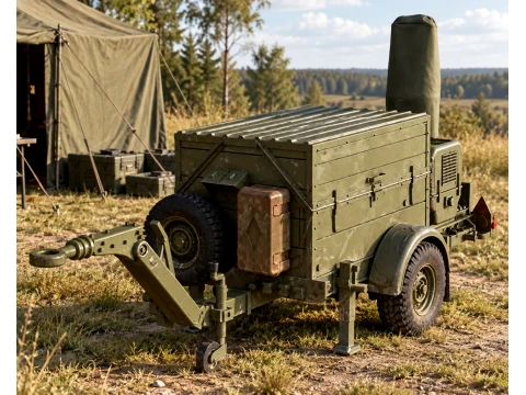 Trailer Checkpoint 3D Model
