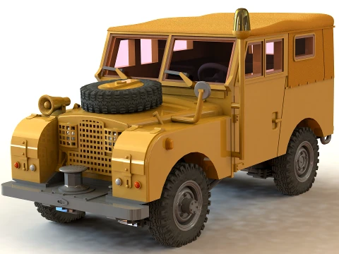 Tempo Land Rover 86 3D Model