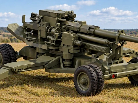76 MM ANTI-AIRCRAFT MODEL 1931 3Dモデル