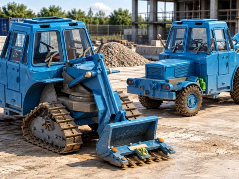 Ahlmann A 60 con ruedas y orugas Modelo 3D