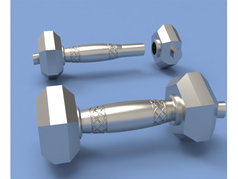 Dumbbells bead 3D Print Model