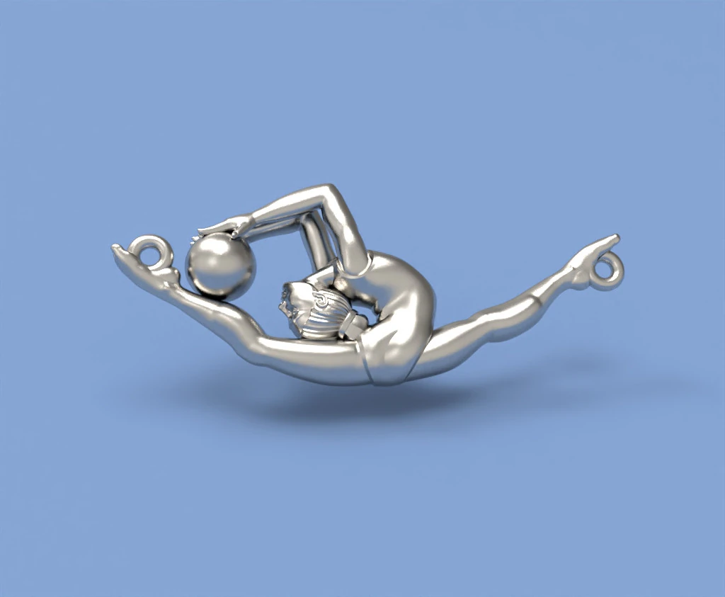 Bracelet link gymnastics 3D Print Model .c4d .max .obj .3ds .fbx .stl .blend