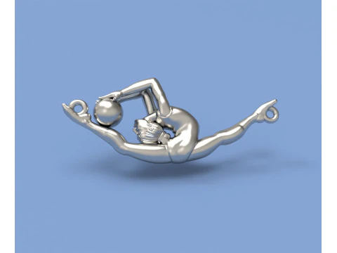 Gin&aacute;stica com link de pulseira Modelo de Impressão 3D