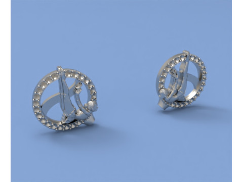 Gymnast earrings Modelo de impresión 3D