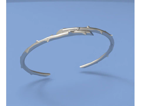 Ramo di braccialetto con spine Modello di stampa 3D