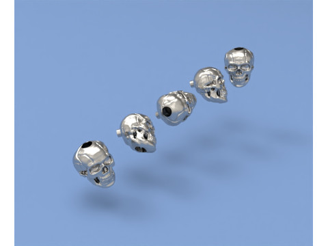 Beads skull 3D Print Model