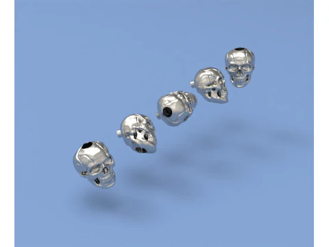 Намистинний череп 3D Принт Модель