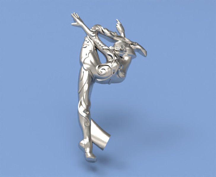 Gymnast model patterns Modèles 3D en vedette .c4d .max .obj .3ds .fbx .stl .blend 