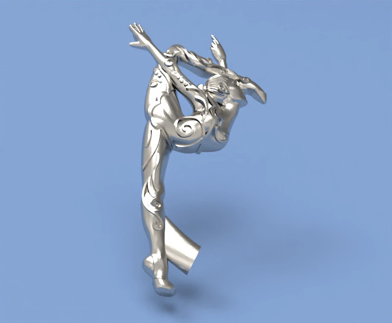 Gymnast model patterns 3D Print Model .c4d .max .obj .3ds .fbx .stl .blend 