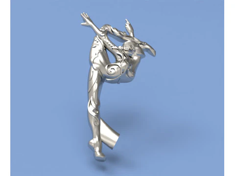 जिमनास्ट मॉडल पैटर्न 3D प्रिंट मॉडल