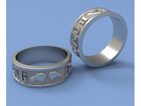 Ring boxing 3D Print Model