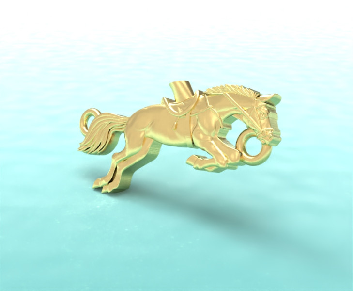 Show jumping link 3D Print Model .c4d .max .obj .3ds .fbx .stl .blend 