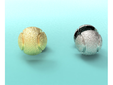 Tennis ball model 3D प्रिंट मॉडल