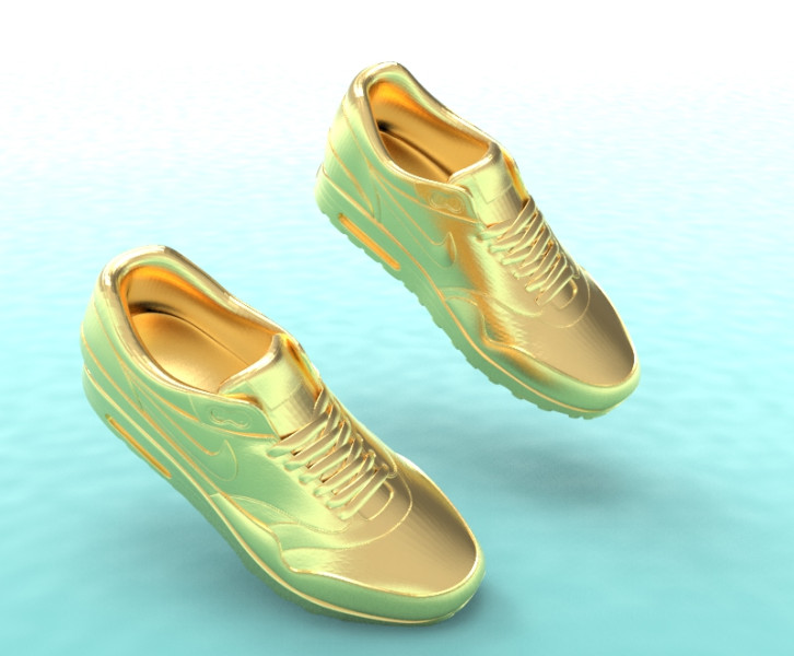 Sneaker nikeairmax pedant 3D प्रिंट मॉडल .c4d .max .obj .3ds .fbx .stl .blend 