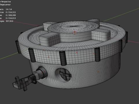 Mine PMN-2 3D-Modell