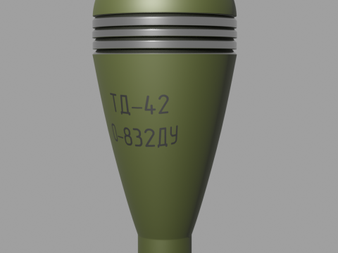 Mine 82 mm 3D-Modell